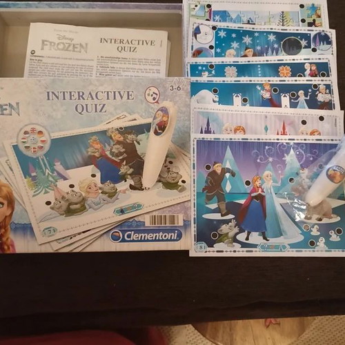 Frozen Interactive Quiz Clementoni like new