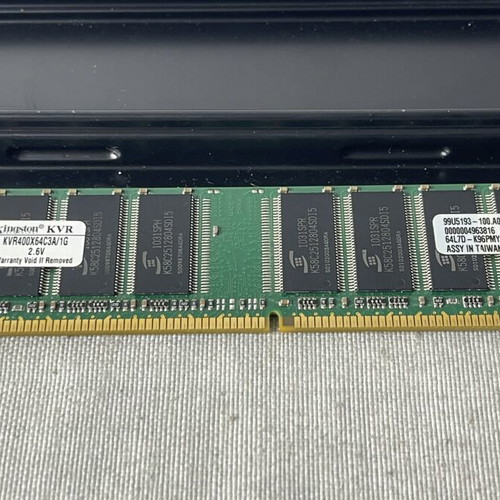 Kingston 1GB DDR RAM KVR400X64C3A/1G PC3200 DDR400 used