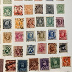 Belgian stamps used, 80 different sealed