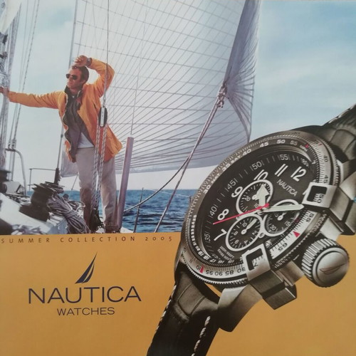 Nautica 2005 promotional watch catalog like new