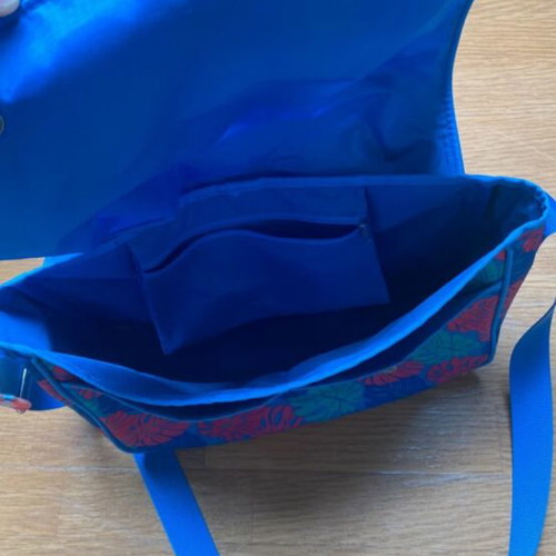 Top Model Fantasy shoulder bag, blue colorful