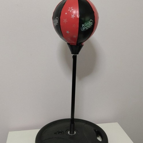 Kings Sport boxing bag used, adjustable height with water base