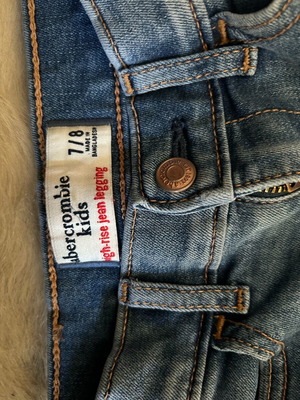 Abercrombie Kids children's jeans 7/8 years new, straight fit