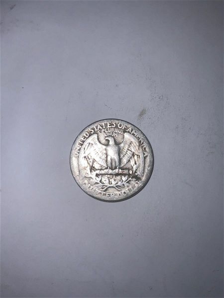  1945 Solid Silver - Liberty George Washington Quarter poli spanio asimenio tetartodollaro
