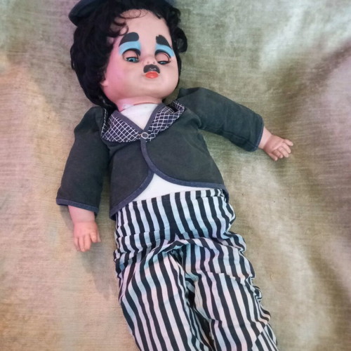 El Greco fabric Charlie doll used, large