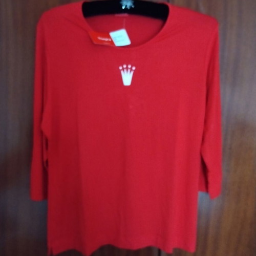 Triumph women's blouse new, red, size 44