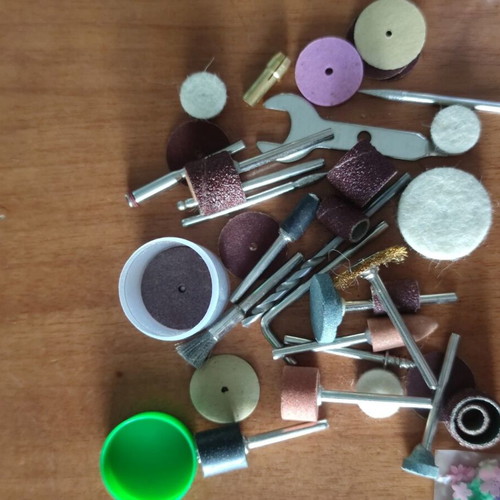 Large craft set with tools and decorations, new