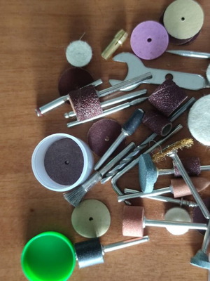 Large craft set with tools and decorations, new