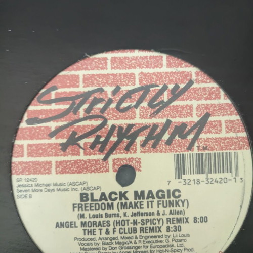 Black Magic Freedom (Make It Funky) (The Remixes) βινύλιο μεταχειρισμένο, ηλεκτρονική