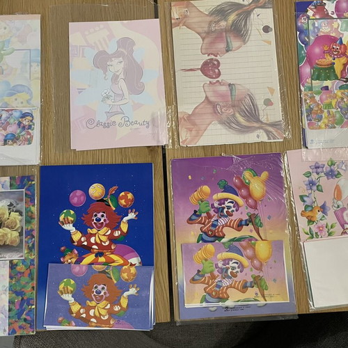 Vintage aromatic stationery sets like new
