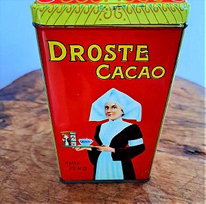 Συλλεκτικό μεταλλικό κουτί για σοκολάτα και κακάο της Droste's Cocoa & Chocolate Factories N.V.