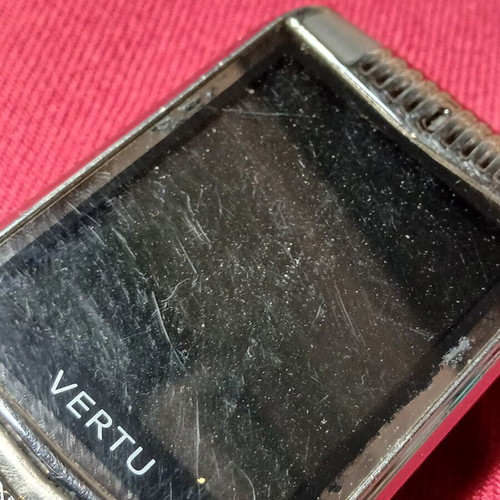 Vertu mobile phone used, unknown condition, no charger