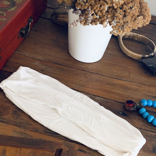 Ioanna Kourbela white elastic top, size M-L