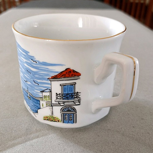 Thasos Crown Regent porcelain cup new with saucer
