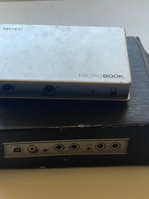 Motu MicroBook 1 audio interface μεταχειρισμένο, λειτουργικό