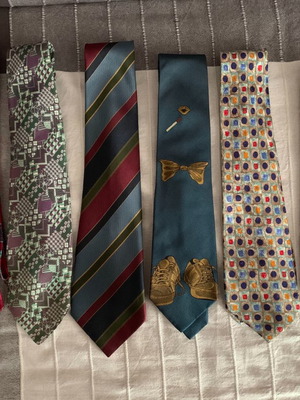 Ties like new, multicolored from personal collection