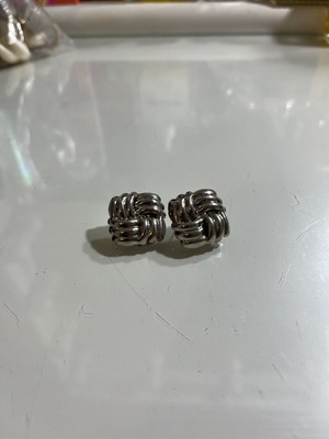 Silver Type Earrings like new