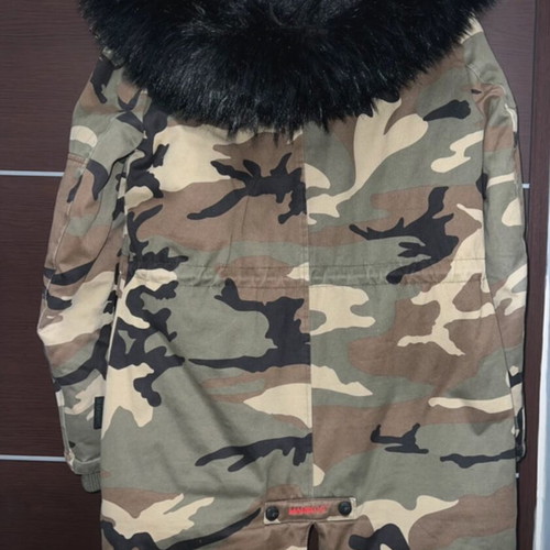 Μπουφάν Marikoo militaire μεταχειρισμένο, μέγεθος medium, μαύρο