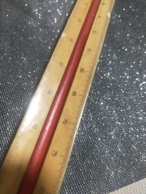 Wooden ruler, retro