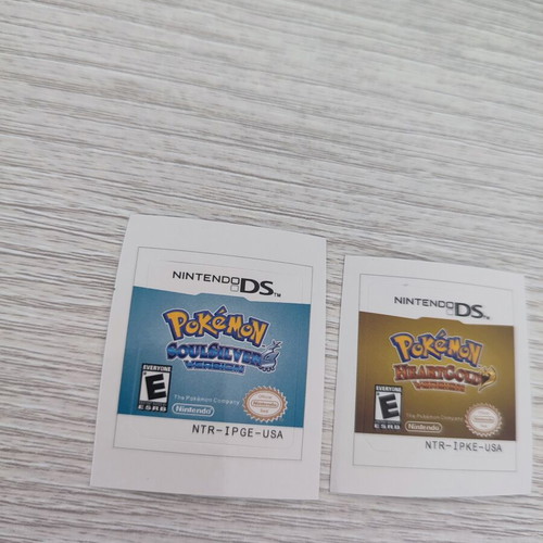 Αυτοκόλλητα SoulSilver Heartgold USA Pokémon DS καινούργια
