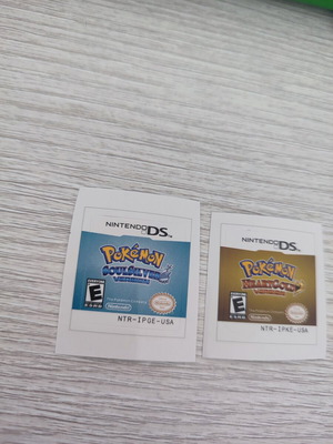 Αυτοκόλλητα SoulSilver Heartgold USA Pokémon DS καινούργια