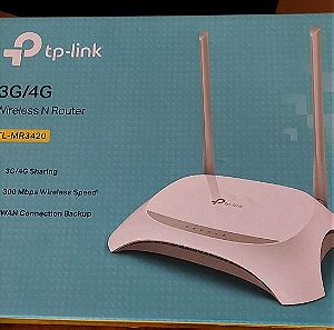TP-LINK TL-MR3420 Ασύρματο Router Wi‑Fi 4 με 4 Θύρες Ethernet