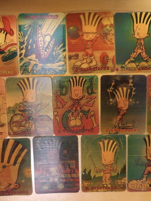 Chipicao 3D cards used, set of 13