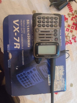Yaesu VX-7R transceiver used, fully functional with accessories