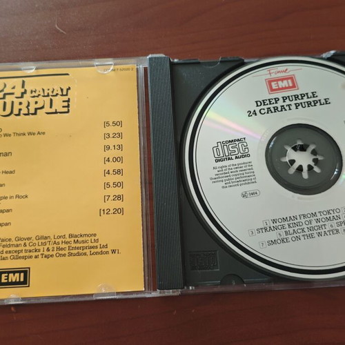 Deep Purple 24 Carat Purple CD used, rock