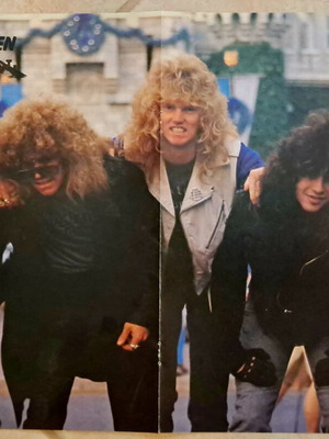 Αφίσα Metal Hammer με Lizzy Borden, Malmsteen, Sykes