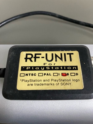 Rf unit Playstation 1 (PSX) unknown functionality
