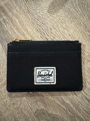 Herschel wallet used, black