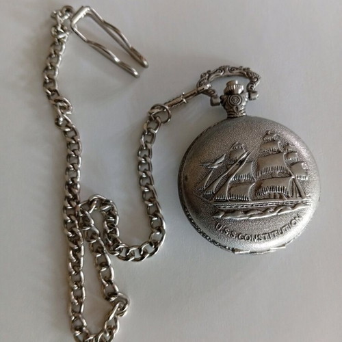 Xtreme men's pocket watch like new with chain and metal case