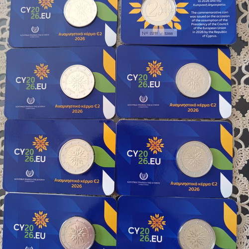 Cyprus 2026 Coin Card new commemorative euro