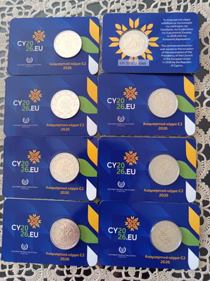 Cyprus 2026 Coin Card new commemorative euro