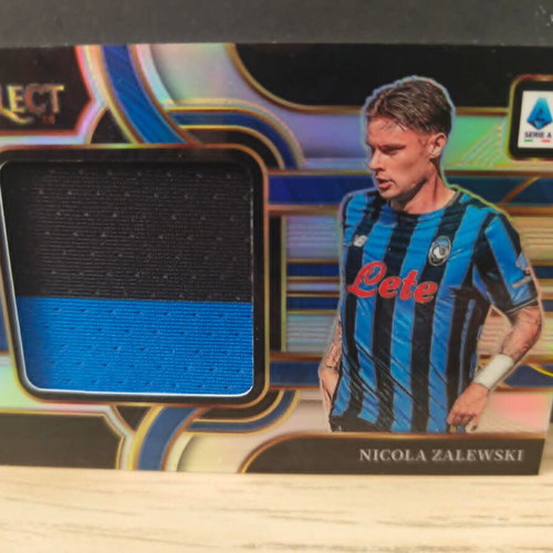 2025-26 Panini Select Serie A Atalanta Nicola Zalewski Jumbo Patch Silver Prizm new