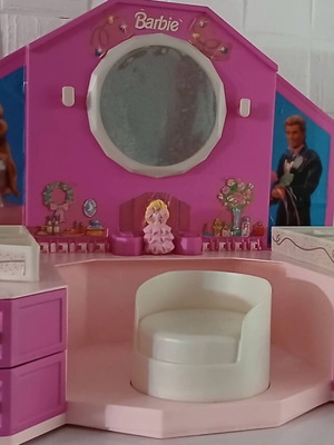 Barbie vintage μουσικό κουτί κοσμημάτων δεκαετίας 90 μεταχειρισμένο