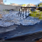  Μεγάλο κρυστάλλινο μπολ με 6 μικρά πιατακια σετ μαζί