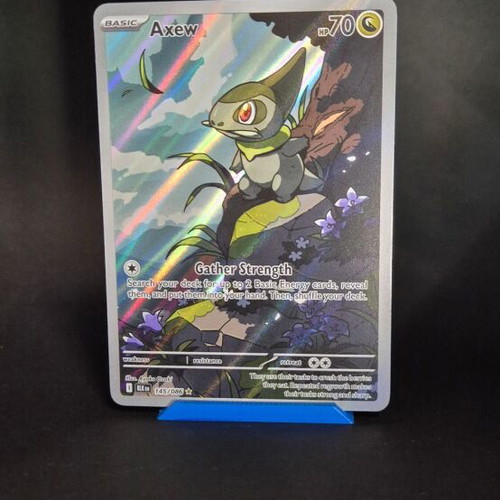 Pokemon Card Axew 145/086 Scarlet & Violet Black Bolt Near Mint-Mint