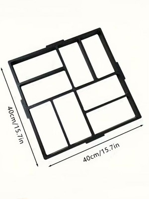 Καλούπι τσιμέντου τετράγωνο για δάπεδο κήπου πλαστικό καινούργιο