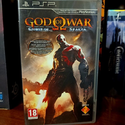 God of War Ghost of Sparta PSP game like new, Greek edition
