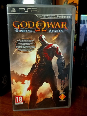 God of War Ghost of Sparta PSP game like new, Greek edition