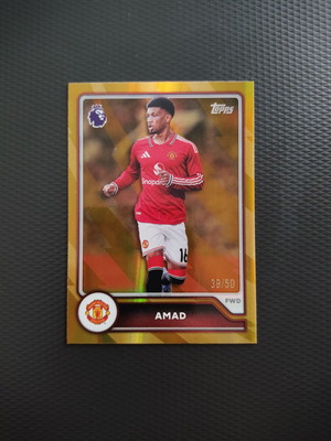 Topps 26-27 EPL Flagship ποδοσφαιρική κάρτα Amad Diallo 39/50