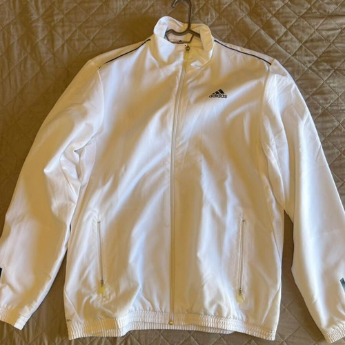 Adidas training jacket new, size Medium, white