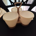 Tupperware triple vintage server
