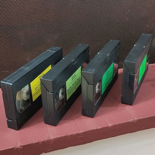 Metal VHS tapes like new, pack of 4 from Attack magazine