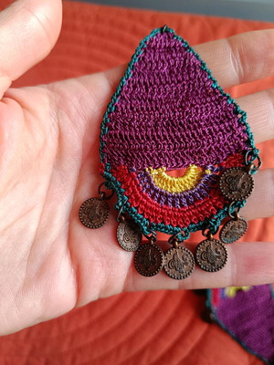Handmade earrings like new