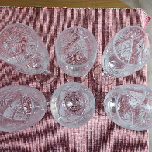 Vintage Nachtmann crystal champagne glasses set of 12, like new