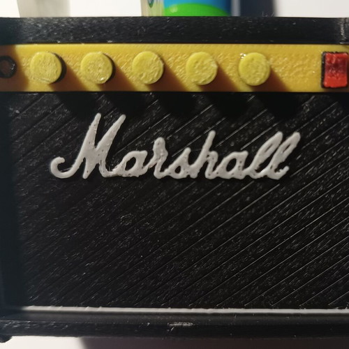 String Pick Holder new, miniature vintage Marshall amplifier design