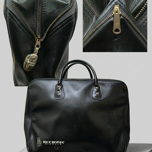 Olympic Airways 1968 leatherette bag